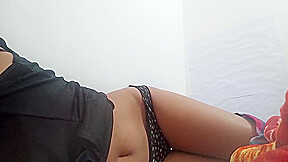 Cut Girl Masturbates In The Room
