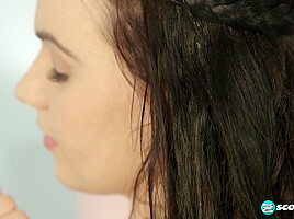 Cute And Bubbly teen 18+ Danielle Shows Us How Quickly She Can Cum 