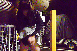Cute Crossdresser Exposed Outdoors And Ejaculated While Ashamed