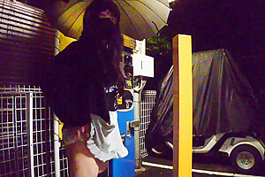 Cute Crossdresser Exposed Outdoors And Ejaculated While Ashamed