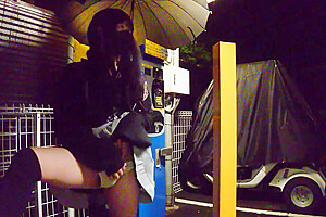 Cute Crossdresser Exposed Outdoors And Ejaculated While Ashamed