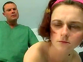 Cute Gets Some Special Treatment From Her Doctor !