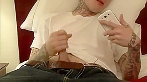 Cute Guy Is Fucked Bareback By The Tattoo Guy 