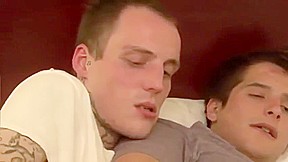 Cute Guy Is Fucked Bareback By The Tattoo Guy 