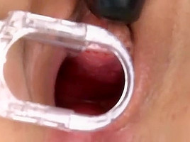 Cute Nympho Is Gaping Narrowed Twat In Close Up And Having O