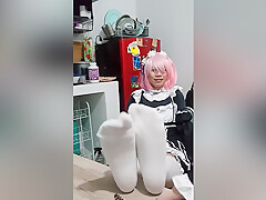 Cute Ram Cosplay Tickle
