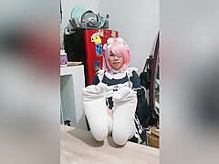 Cute Ram Cosplay Tickle