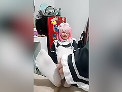 Cute Ram Cosplay Tickle