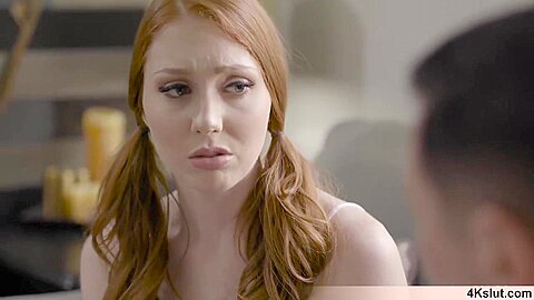 Cute Redhead Having Her First Anal Sex With Arietta Adams