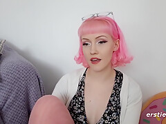 Cute Solo Girl Fingers Her Tight, Wet Pussy