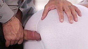 Cute blonde Kenzie Taylors pussy hammered by her stepdad