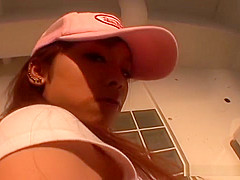 Cute masturbation solo with Haruka Yanase