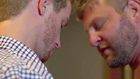 Cute twink cocksucked in the office