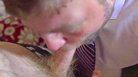 Cute twink cocksucked in the office