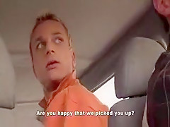 Czech Guys Pick Up a Hitchhiker