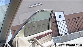 DOWN FOR BBC - Christina Skye Gloryhole Cumshot Feeding
