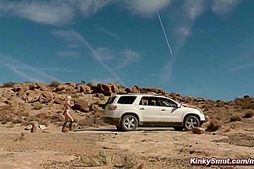 Danny Wylde, Cherry Torn And Penny Pax - Man Torments Busty Darling In A Desert