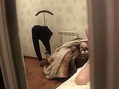 Dark haired chick is passionately sucking her partner’s cock