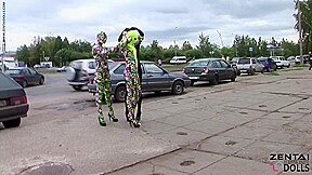Day In The City In Spandex - Watch4Fetish