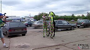 Day In The City In Spandex - Watch4Fetish