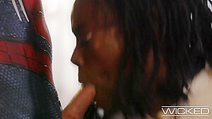 Deadpool And Spiderman Fucking Monica Rambeau Hard