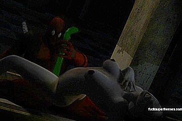 Deadpool and Domino what a naughty little pair