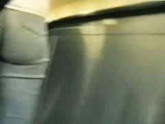 Denim jeans and nice ass on the stations