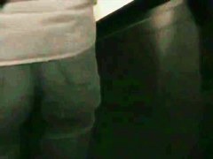 Denim jeans and nice ass on the stations