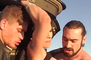 Desert Threesome Fuck