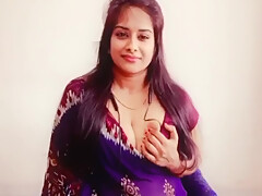 Desi Step Sister Arya Nangi Hogai Step Brother Ke Friend Ke Saamne - Clear Hindi Video Call