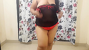 Desperate Horny Naughty Indian Desi Bhabhi Wearing Hot Clothes For Her Fuck Night