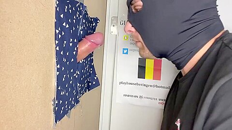 Diqsuqr - Huge Dick And Load At The Gloryhole!
