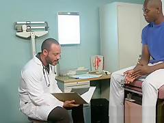 Doctor riding black dong