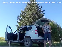 Dogging Session! The Wife Gets Nailed, The Husband Watches