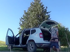Dogging Session! The Wife Gets Nailed, The Husband Watches