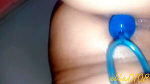 Doggystyle Buttplug Step daddy Playing My Ass And Fingering My Pussy