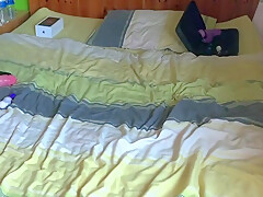 Double Masturbation Orgasm Solo Selfie Dildoing In Window