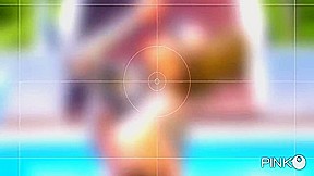 Double Penetration By The Pool For The Horny Girl Korinha