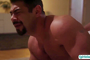 Draven Navarro, Melanie Brooks And And More In Transsexual Fucks Guy Bigcock
