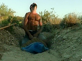 Drew Sebastian And Drake Masters - Werewolf Step daddy Teaches Pup With Raw Knob With And