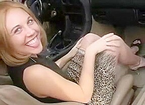 Driving lesson makes her sore