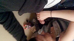 Dumb hooker blows me with suprise cumshot