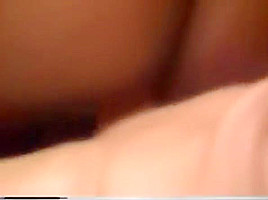 EBONY and white dick