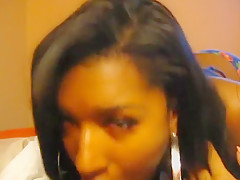 EBONY teen 18+ MODEL SUCKS BBC DURING ESCORT CASTING