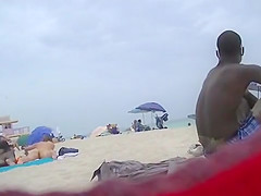 EXHIBITIONIST WIFE #99- HEATHER TAKES HER HUBBY HER GIRLFRIEND TO THE NUDE BEACH! WE MEET HER FRIEND 