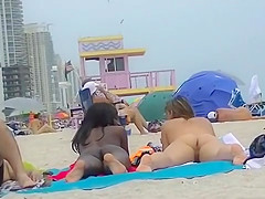 EXHIBITIONIST WIFE #99- HEATHER TAKES HER HUBBY HER GIRLFRIEND TO THE NUDE BEACH! WE MEET HER FRIEND 