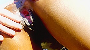 Ebony Bitch Get Fucking And Fisting At Beach - FemdomSex