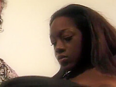 Ebony Bitch Sucking And Fucking White Dick