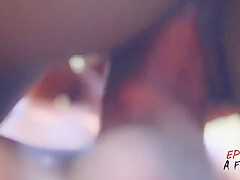 Ebony Goddess Swallows My Dick