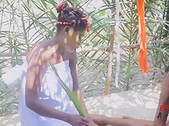 Ebony Goddess Swallows My Dick